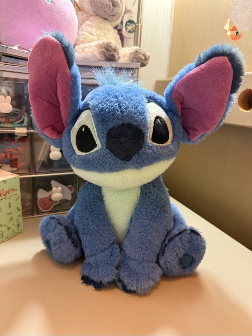 Disney | Lilo & Stitch Plush Stuffed Animal NWOT Sitting Blue Super Soft Cuddly